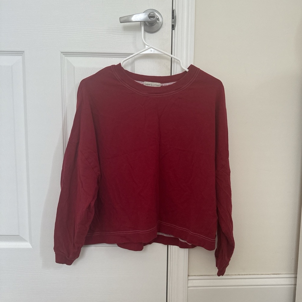 Red long sleeve tshirt